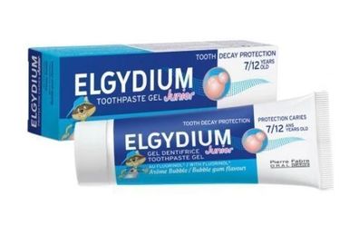 Elgydium Junior Zahncreme Gel in Bubble-Form, 50 ml