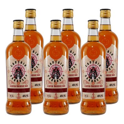 Captain Barbossa Rum 40% (6 x 0,7L)