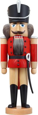 Nußknacker Husar rot HxBxT = 37x13x10cm NEU Weihnachten Seiffen Nutcracker Nüsse