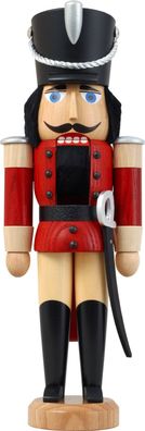 Nußknacker Husar rot HxBxT = 28x10x8cm NEU Weihnachten Seiffen Nutcracker Nüsse