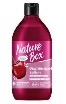 Nature Box Glättende Haarspülung Kirsch, 385 ml