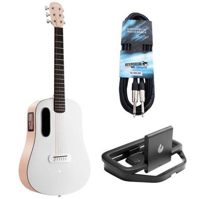 Lava Music Gitarre ME Play Light Peach mit Ladestation und Kabel