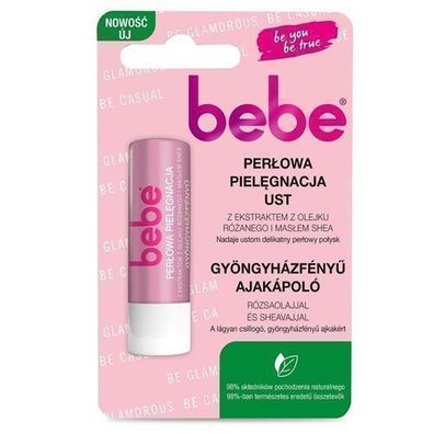 Bebe Perlglanz Lippenstift mit Rosenöl & Sheabutter, 4,9g