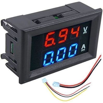 2 in 1 Mini Voltmeter und Amperemeter mit LCD Anzeige Digital Multimeter Retoo