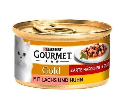 Purina Gourmet Lachs Katzennassfutter 85g