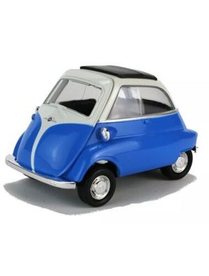 BMW Isetta Welly Maßstab:1:34 Metall-Kunststoff Blau OVP Modellauto