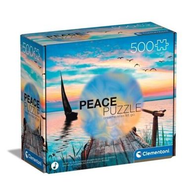 Puzzle Clementoni 500 Teile Peace Puzzle Peaceful Wind