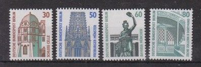 Berlin 1987 postfrisch MiNr. 793-796 Freimarken Sehenswürdigkeiten