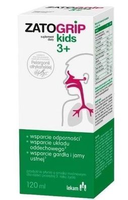 Zatogrip Kids 3 + , 120 ml - Immunsystem Booster