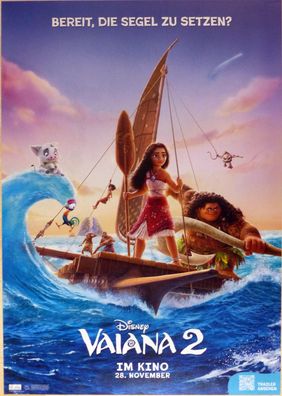 Vaiana 2 - Original Kinoplakat A1 - Hauptmotiv - Filmposter