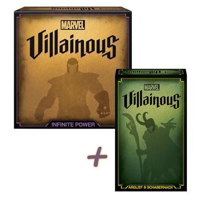 Gesellschaftsspiel BUNDLE - Marvel Villainous: Infinite Power + Arglist & Schabernack