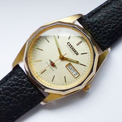 Schöne Citizen Eagle7 Day-Date Automatic Herren Vintage Armbanduhr