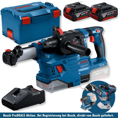 Bosch Akku-Bohrhammer 18V GBH 18V-22 + Absaugung