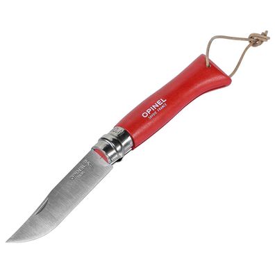 Opinel Tradition Colours Bushwhacker N°08 - Klappmesser - 8.5 cm - Rot