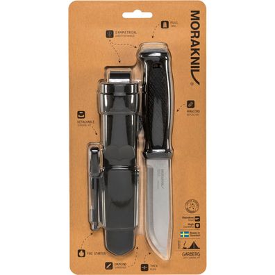 Morakniv Garberg Black Messer inkl. Survival-Kit