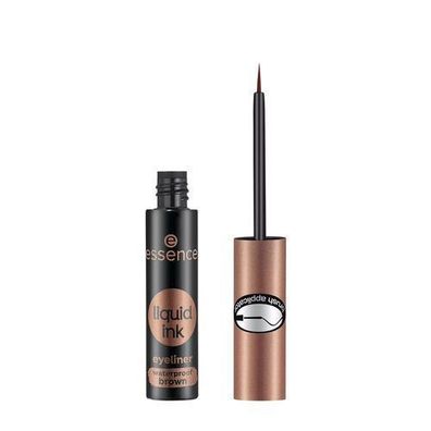 Essence Fléssiger Eyeliner Braun, 3ml - Präziser Lidstrich fér intensive Augenblicke