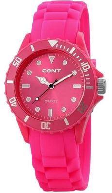 Cont RP3458560001 Analog Unisex Uhr pink Silikonband