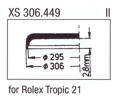 Glas XS 306.449 Stülpglas Kunststoff