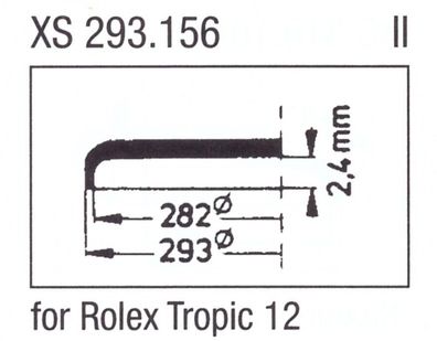 Glas XS 293.156 Stülpglas Kunststoff