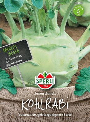 Kohlrabi ''Superschmelz'' butterzarte, gefriergeeignete Sorte