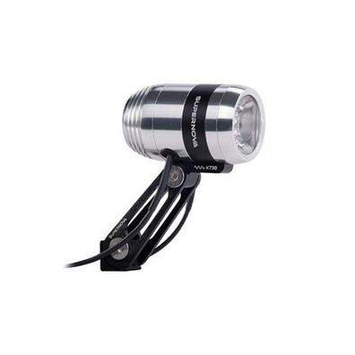 Supernova LED-Scheinwerfer "E3 Pro2" 205 Lumen, Ta silber, mit Sc