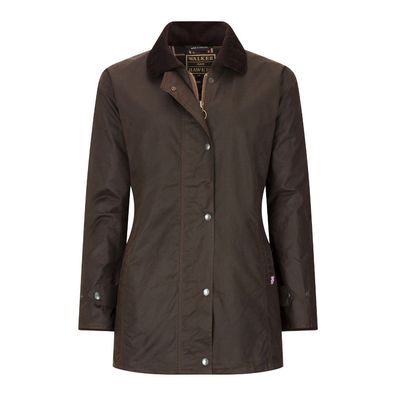 Walker and Hawkes - Victoria - Damen Country-Jacke gewachst braun