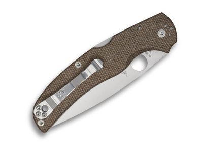 Spyderco Native Chief Brown Canvas Micarta CPM CRU-WEAR