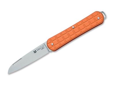 Fox Knives Vulpis 130 Grenade Pattern Aluminum Orange