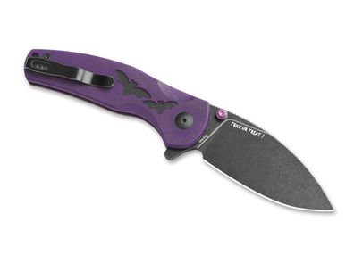 Kizer Mini Grouper G10 Purple Halloween