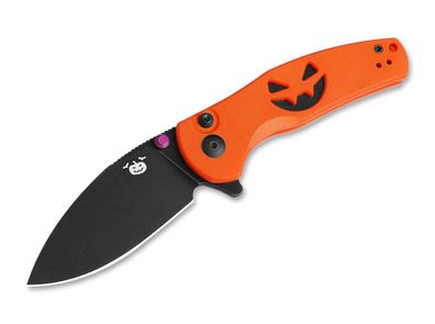 Kizer Mini Grouper G10 Orange Halloween