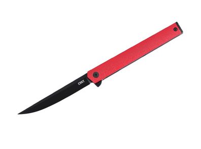 CRKT CEO Flipper Red Black Blade