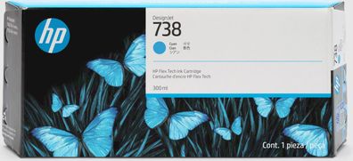 HP 738 130-ml Schwarz DesignJet Tintenpatrone
