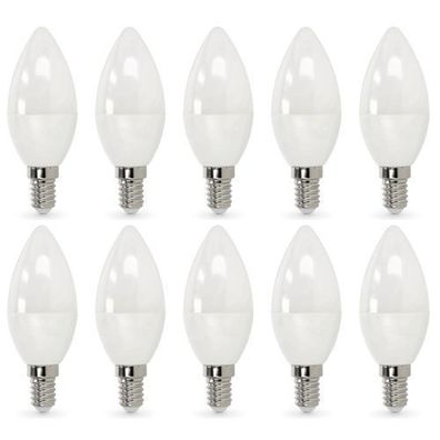 Satz mit 10 Stück LED-Glühbirne SW E14 8.5W Warmweiß 3000K 806lm