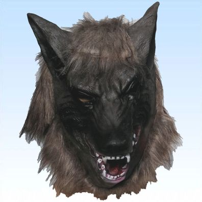 Wolfsmaske Maske Wolf Wolfmaske Vollmaske Tiermaske Fasching Karneval Maskerade