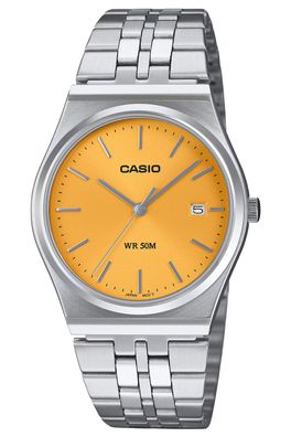 Casio Armbanduhr Quarz Stahl/Gelb MTP-B145D-9AVEF