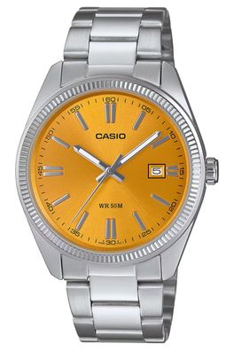 Casio Unisex Uhr Quarz Stahl/Gelb MTP-1302PD-9AVEF