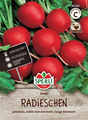 Radies ''Parat'' SPERLI´s milde Sommersorte, lange Erntezeit