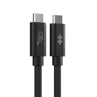 Hyper HyperDrive USB4 Performance Cable, Black