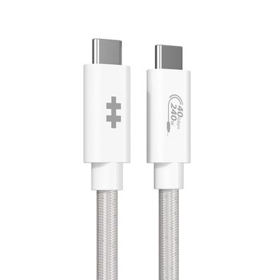 Hyper HyperDrive USB4 Performance Cable, White