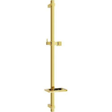 Mexen DQ Duschstange mit Seifenschale 80 cm, Gold - 79381-50