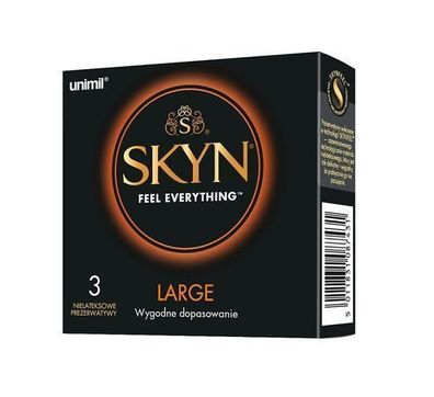 Unimil Skyn Large Latexfrei Kondome, 3 Stück