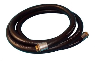 6m DN19 Tankschlauch Abgabeschlauch für Dieselpumpe mit 1 Zoll AG und 1 Zoll IG