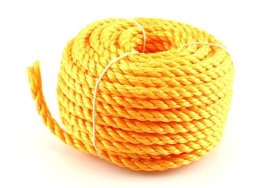 Veto 60224 3 Strang gedreht PP Seil 8 mm 20 m - orange