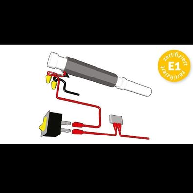 Rohrheizung 12V, bis 38mm, 15,5x48cm EVP THR38