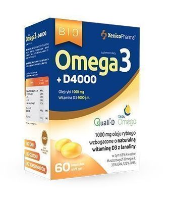 BIO Omega-3 D 4000, 60 Kapseln Hochdosiert