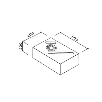 Universaltank 47 Liter Frischwasser natur V4-17