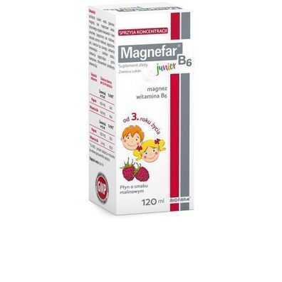 Magnefar B6 Junior flüssig 120ml Nahrungsergänzung