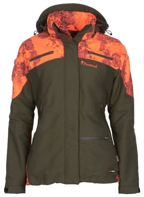 Pinewood 3690 Hunter Pro Xtreme 2.0 Camou Damen Jacke Moosgrün/ Strata Blaze (721)