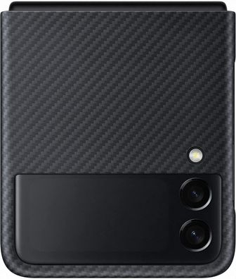 Samsung Aramid Cover Handy-Hülle für Galaxy Z Flip 3 Schutz Case schwarz