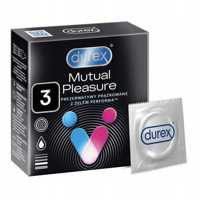 Durex Mutual Pleasure Kondome, 3 Stk